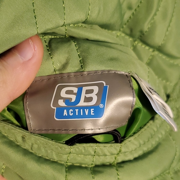 REVERSIBLE Jacket! Green and Black SJB Active - Picture 6 of 8